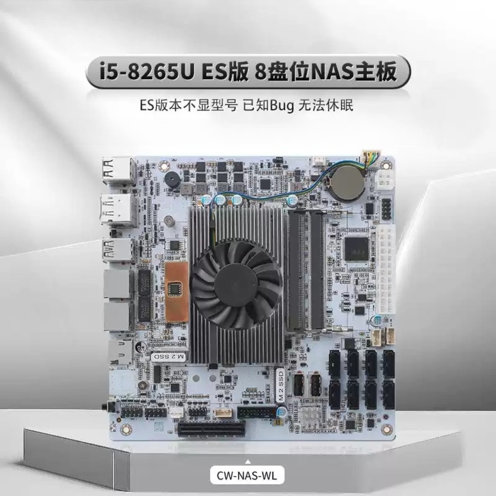 Motherboard Mini‑ITX Putih M11 - Mini Itx Dual 2.5G Nas Motherboard ulasan dan harga